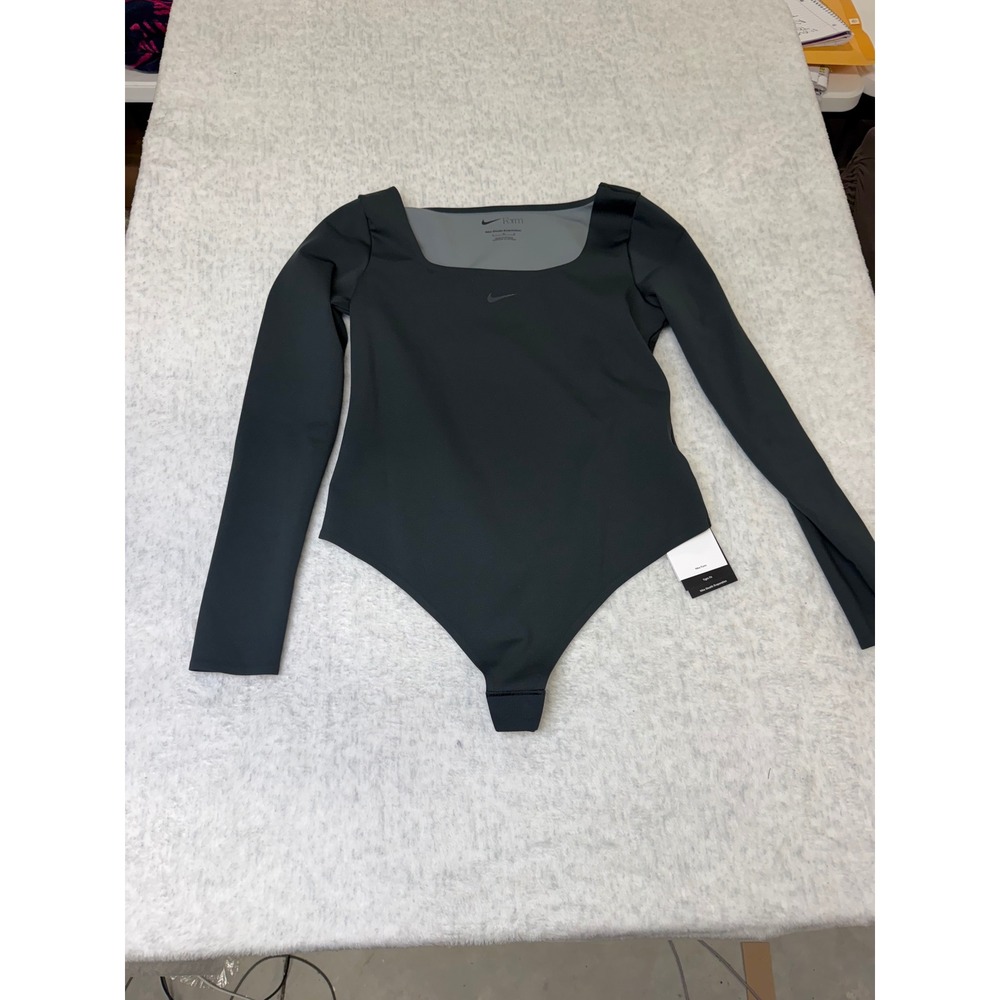 Nike Form Dri-FIT Stealth Evaporation Long Sleeve Bodysuit Black HQ8296-011 L